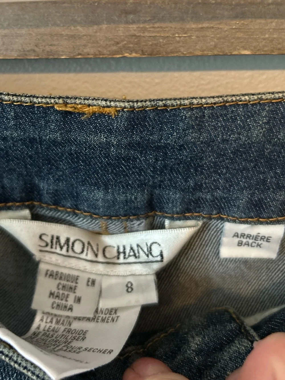 Vintage90s Simon chang denim - Picture 7 of 16